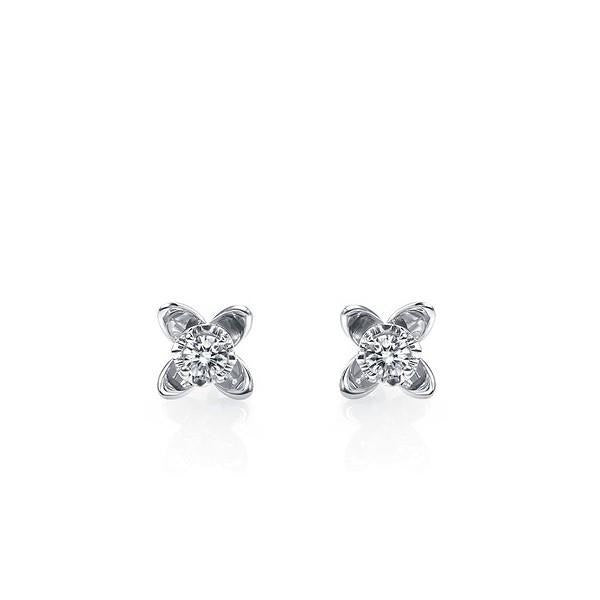 2 Carats Women Studs Earring Runden Cut Echt Diamants