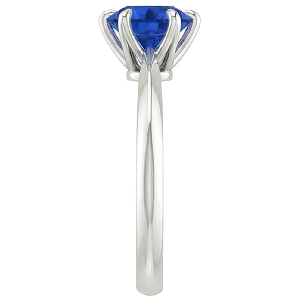 2 Ct echter Saphir-Solitärring