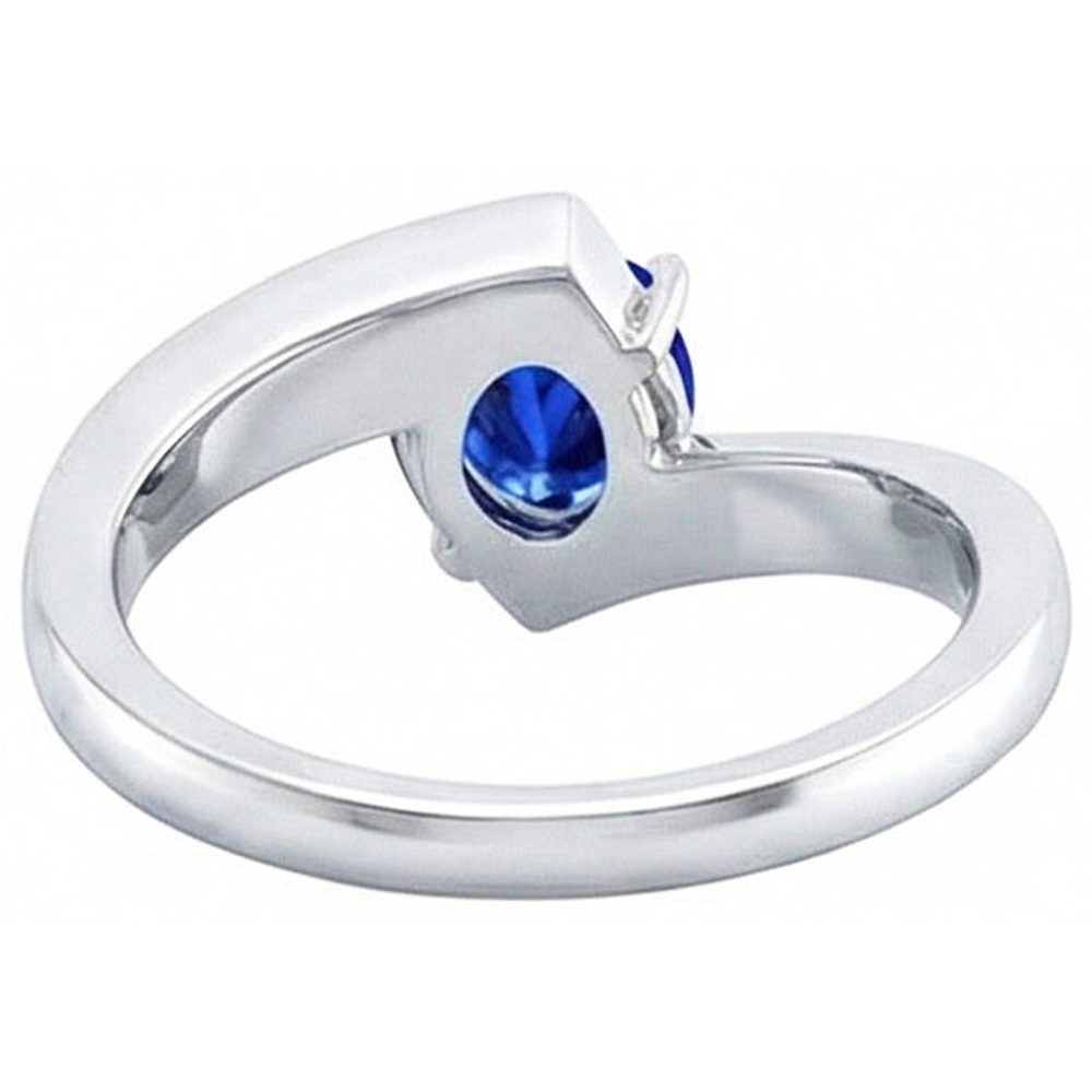 2 Ct spannungsähnlicher Saphirring