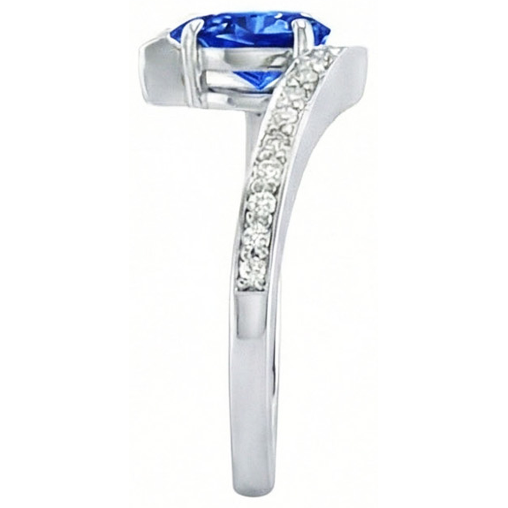 2 Ct spannungsähnlicher Saphirring