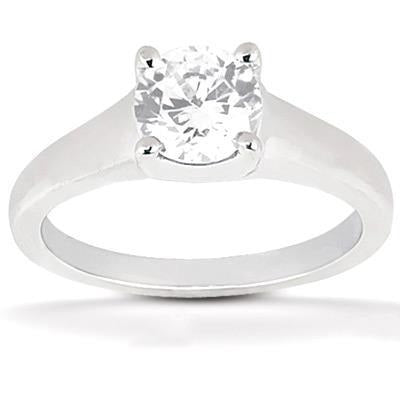 2 Karat Echt Diamant-Verlobungs-Solitärring Goldschmuck Neu