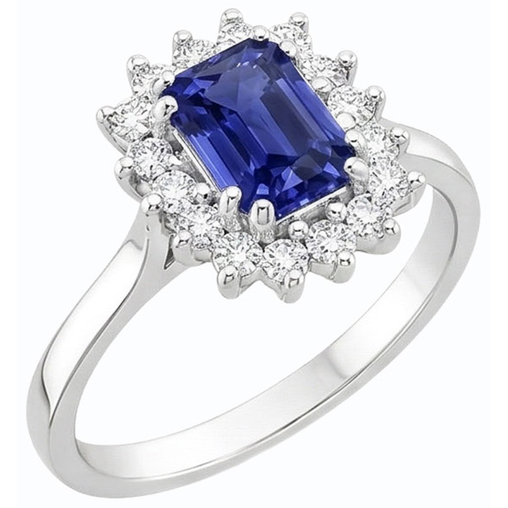 echter round diamant 2Karat ring Seitenansicht