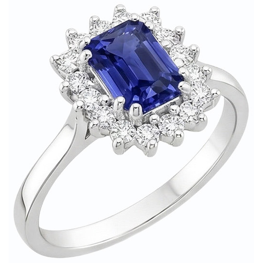echter round diamant 2Karat ring Seitenansicht