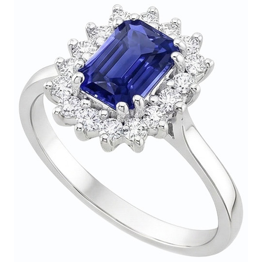 echter round diamant 2Karat ring Vorderansicht