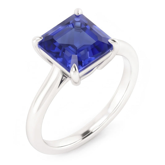 2 Karat Saphir-Verlobungsring für Damen
