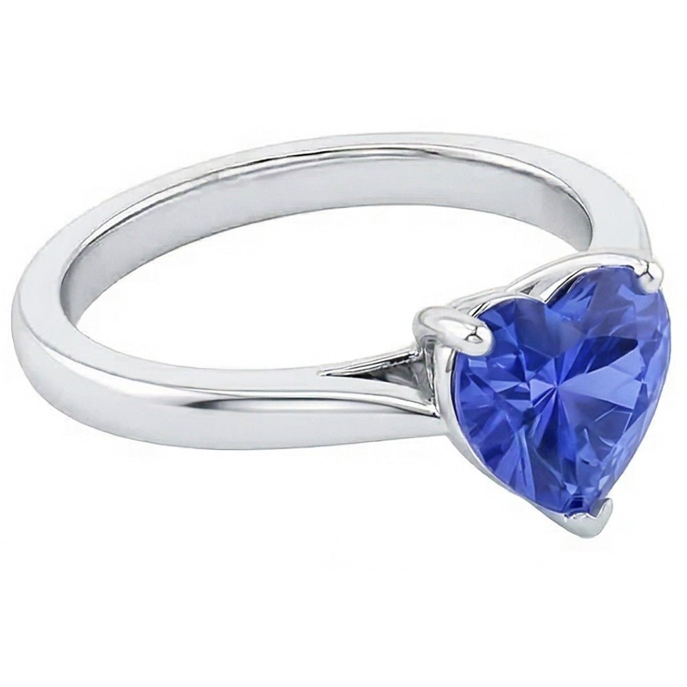echter heart diamant 2Karat ring Detailansicht