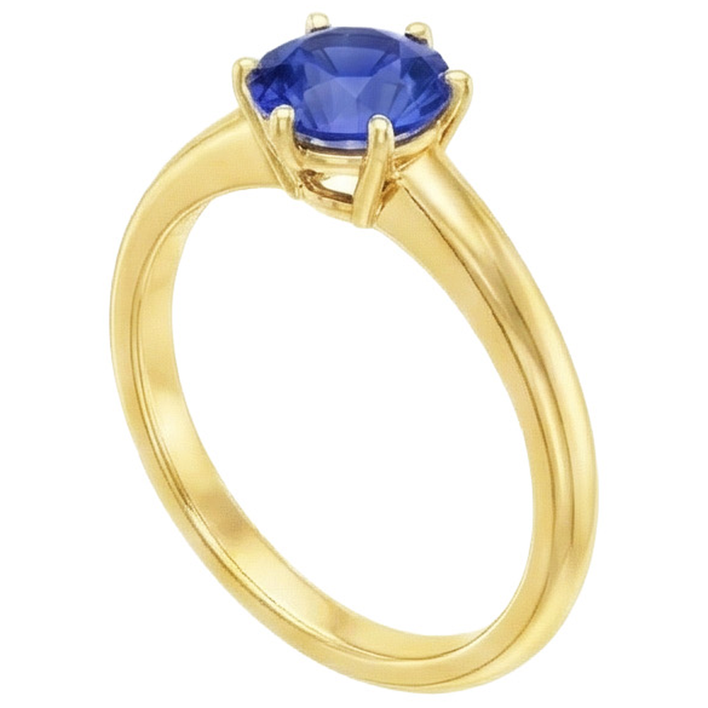 echter round diamant 2Karat ring Detailansicht