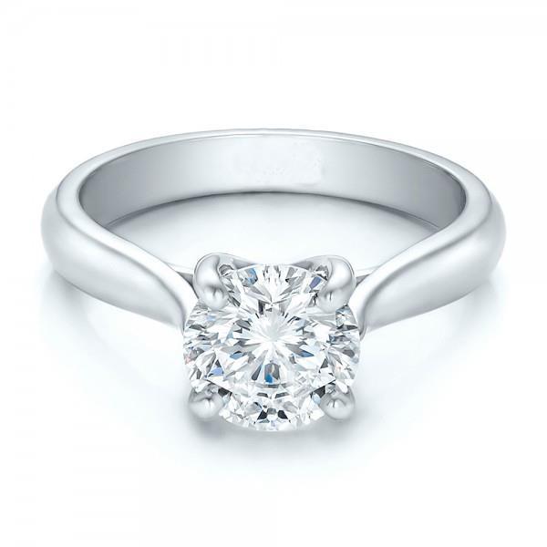 2 Karat wunderschöner Echt Diamant-Verlobungsring im Rundschliff