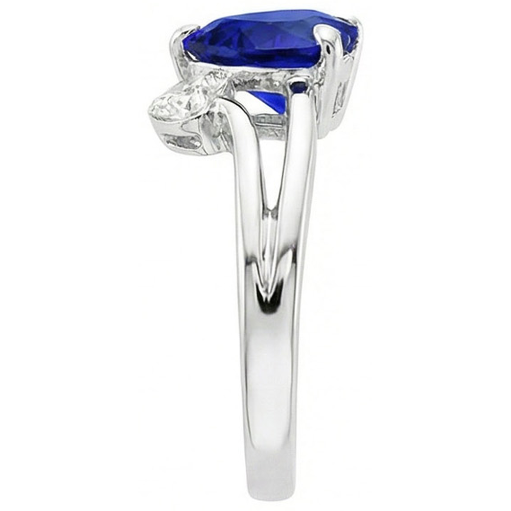 echter heart diamant 2.25Karat ring Draufsicht