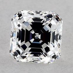 2 Karat Asscher-Diamant, natürlich, aus der Erde gewonnen, lose, E, VVS1, sehr guter Schliff