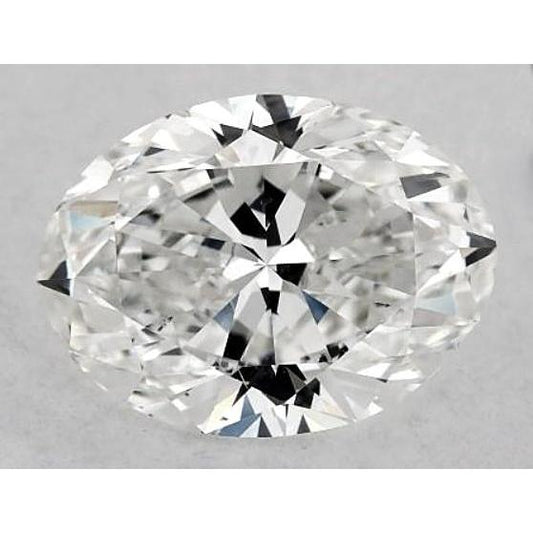 2 Karat ovaler Diamant, lose, F, VVS1, sehr guter Schliff