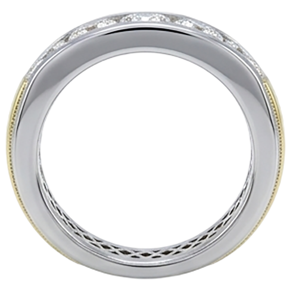 2 ct Rundschliff Echt Aus der Erde Abgebauter Natürlicher Diamant Herrenband Schmuck Neu