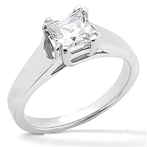 2 ct. E Vvs1 Echt Diamantring Solitär Princess Cut Gold