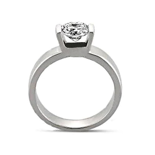 2 ct. Echt Diamant Solitaire Ring Jubiläumsring Neu