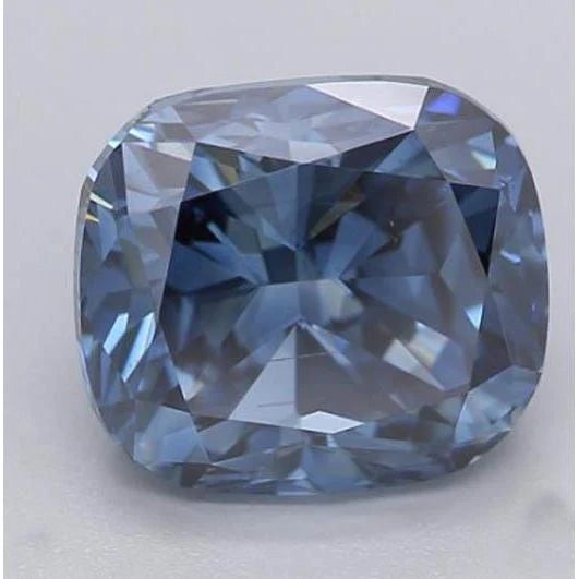 Kornblumenblauer Saphir Kissen-Schliff Loose Sapphires Natural in Gold – Hauptansicht