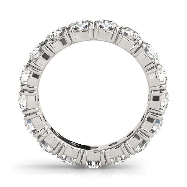 Funkelnder Eternity Band 0,15 Karat – Frontansicht