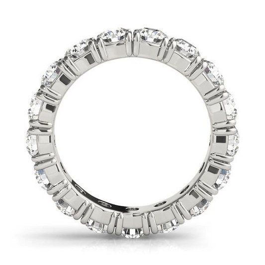 Funkelnder Eternity Band 0,15 Karat – Frontansicht