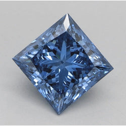2,50 Karat loser, natürlicher blauer Diamant im Prinzessschliff, Farbe F, Reinheit VS1