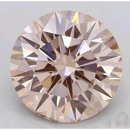 Loose Sapphires Natural Gold mit Rosa Saphir – Frontansicht