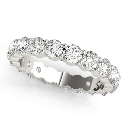 Diamant Eternity Band 2,88 Karat – 14K Weißgold