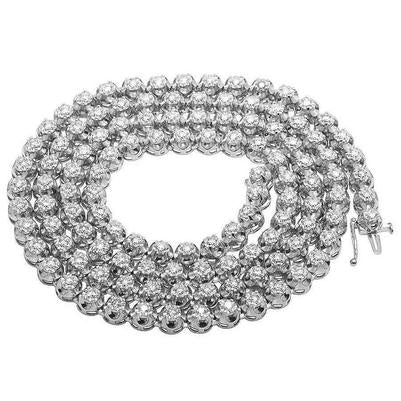 20-Karat-Natürlich Diamant-Halskette für besondere Anlässe