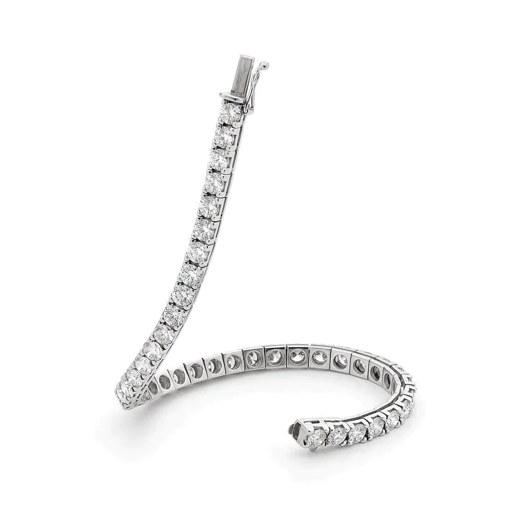  20-Zeiger-Echt-Diamant-Tennisarmband für Damen