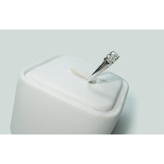 2,25 ct. Runder Echt Diamant Drei-Steine-Ring im Lucida-Stil Weißgold Neu