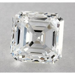 2,5 Karat Asscher-Diamant, natürlich, aus der Erde gewonnen, lose, F, VVS1, sehr guter Schliff