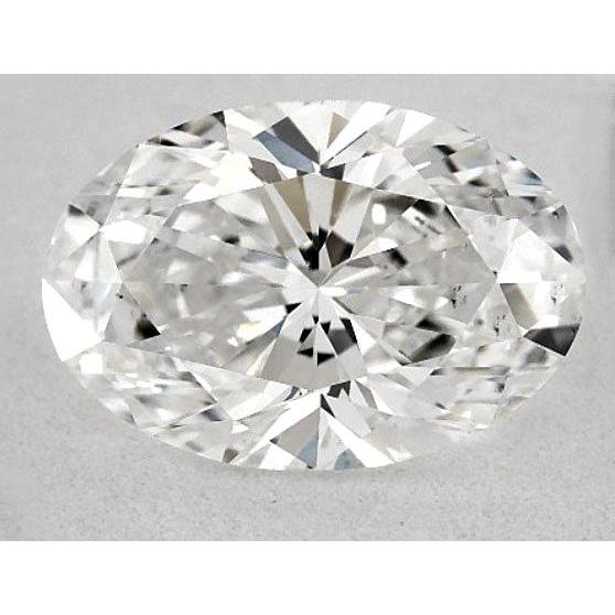2,5 Karat ovaler Diamant, lose, E, VVS1, sehr guter Schliff