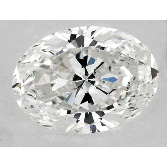 2,5 Karat, ovaler Diamant, lose, F, VVS1, sehr guter Schliff