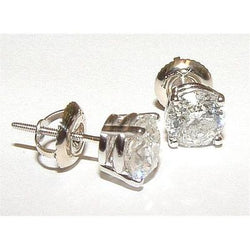 2,51ct. F Vvs1 Runde Ohrstecker aus echtem Diamant, Platin