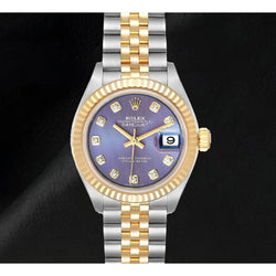279173 Rolex Datejust Zweifarbig Gelbgold Damenuhr 18 Karat Golden