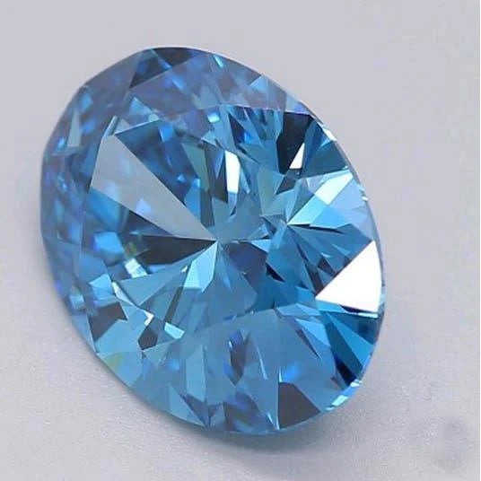 Echter Blauer Saphir Loose Sapphires Natural 2 Karat Gold – Frontansicht