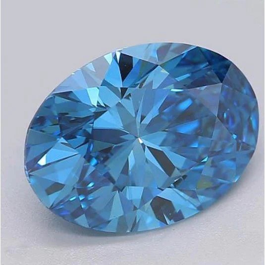 Blauer Saphir Loose Sapphires Natural 2-Karat Gold – Seitenansicht