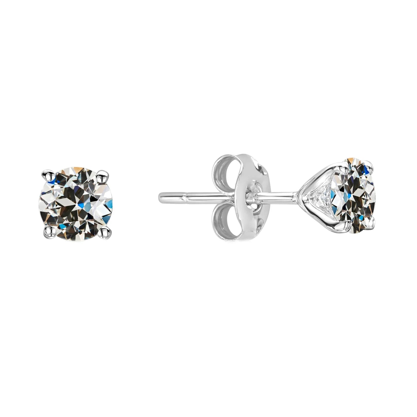 Brillanter Diamant Ohrhänger 2 Karat – Hauptansicht