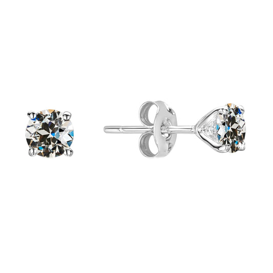 Brillanter Diamant Ohrhänger 2 Karat – Hauptansicht