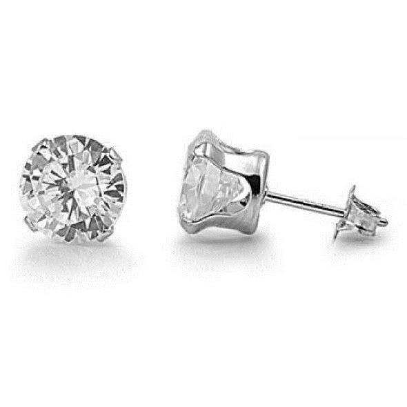 2.00 Ct Ladies Studs Earrings Runden Brilliant Cut Echt Diamants White Gold