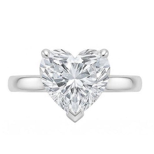 echter heart diamant 2.25Karat ring Seitenansicht