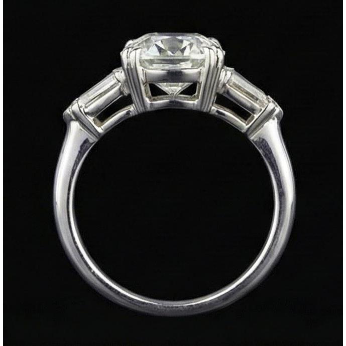 echter baguette diamant 2.41Karat ring Detailansicht