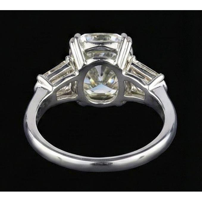 echter baguette diamant 2.41Karat ring Draufsicht