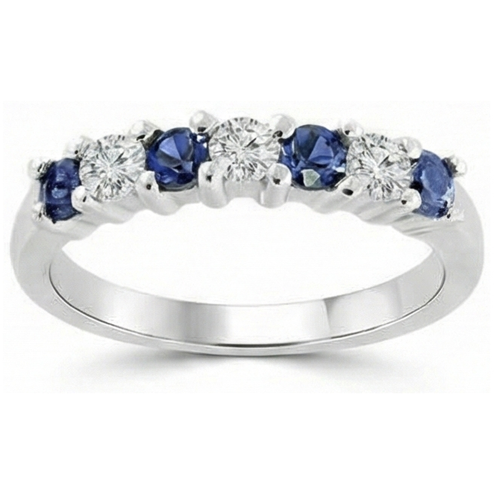 2,45 ct runder Sri Lanka Saphir Aus der Erde Abgebauter Natürlicher Diamant Ehering