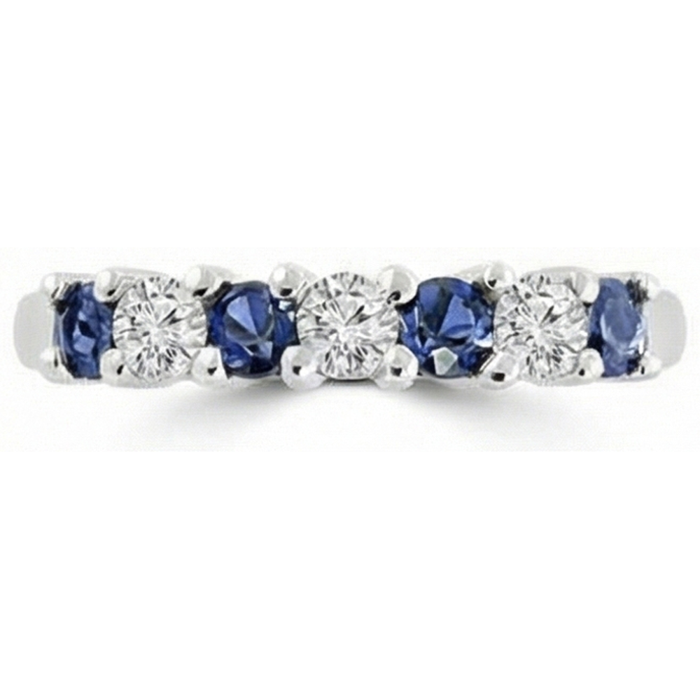 2,45 ct runder Sri Lanka Saphir Aus der Erde Abgebauter Natürlicher Diamant Ehering