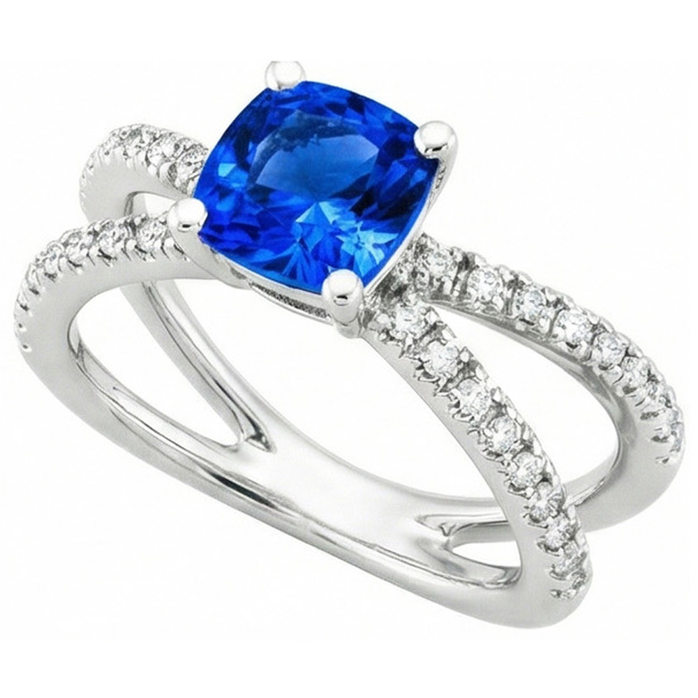 echter round diamant 2.50Karat ring Seitenansicht