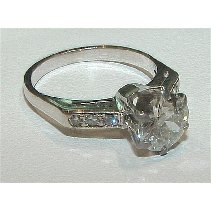 2.50 Karat Echt Diamant Antik-Stil Ring Damen Schmuck Neu