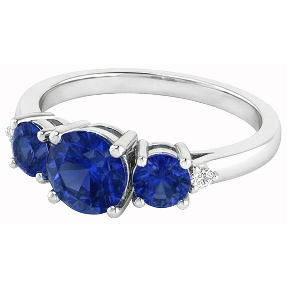 echter round diamant 2.76Karat ring Detailansicht