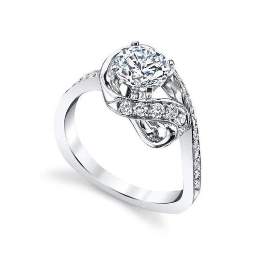 2.85 Karat Wunderschöner Echt Diamant-Verlobungsring im Rundschliff