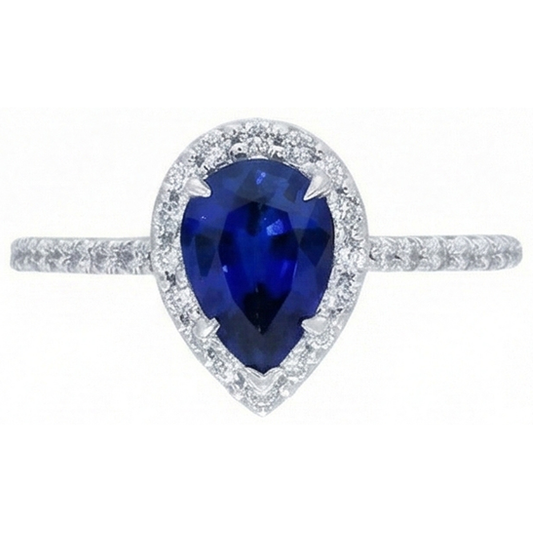 echter round diamant 2.88Karat ring Seitenansicht