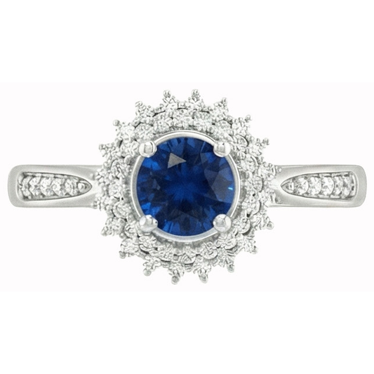 echter round diamant 1.50Karat ring Seitenansicht