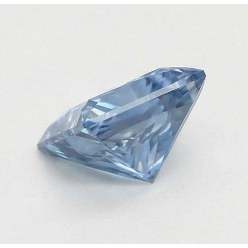 3 Karat loser hellblauer Naturdiamant (nicht im Labor gezüchtet) im Prinzessschliff