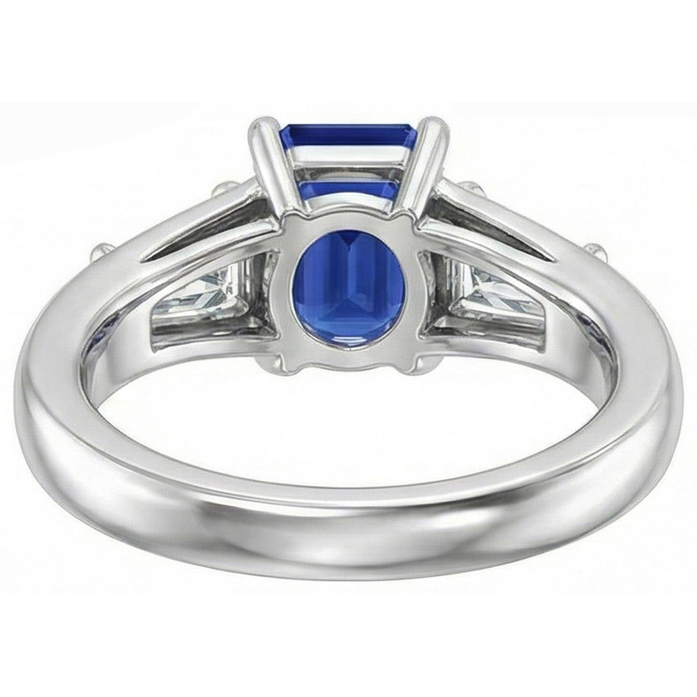 3 Ct Saphir-Ehering